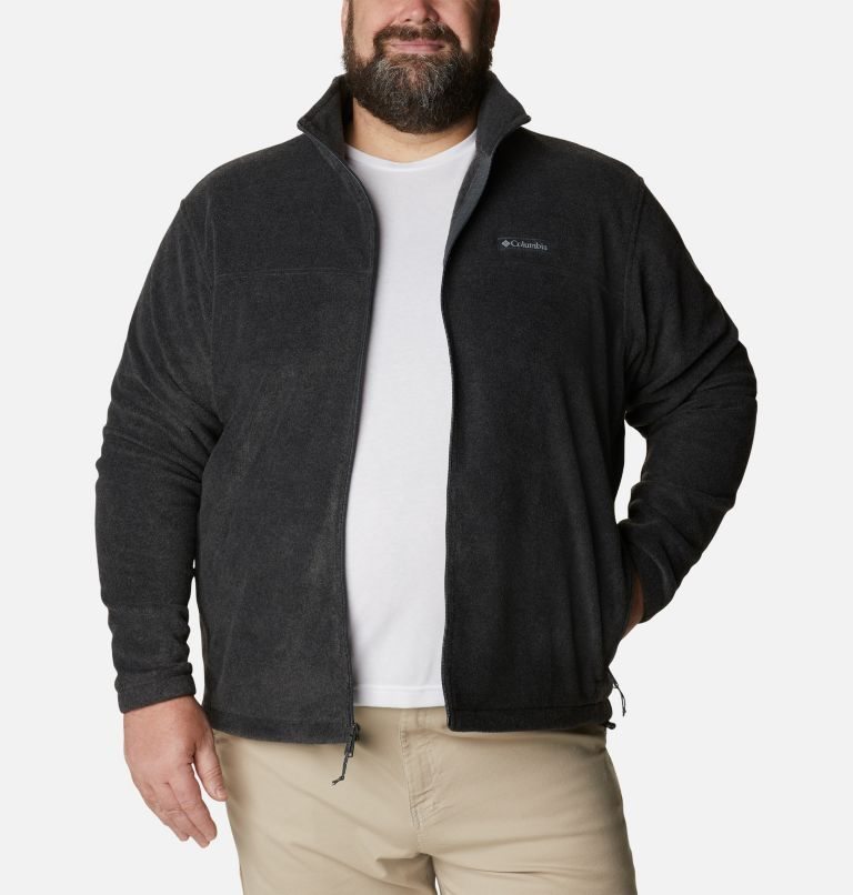 Jachete Din Lână Columbia Steens Mountain 2.0 Full Zip Barbati Negrii | Plus Size MESQ7Z019